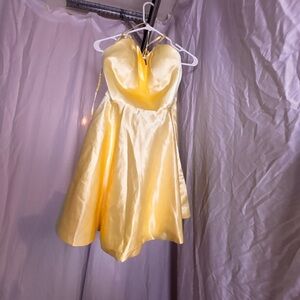Sea Vibrant Yellow Dress